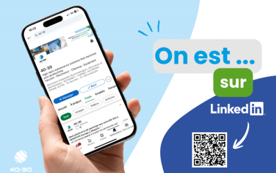 40-30 lance sa nouvelle page LinkedIn !